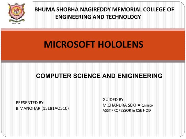 Microsoft hololens