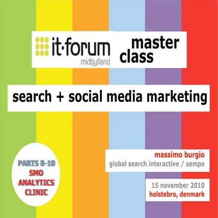 Danish Masterclass 4: Social Media Optimization + Analytics Training
