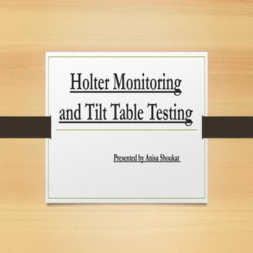Holter Monitoring and Tilt Table Testing.pptx
