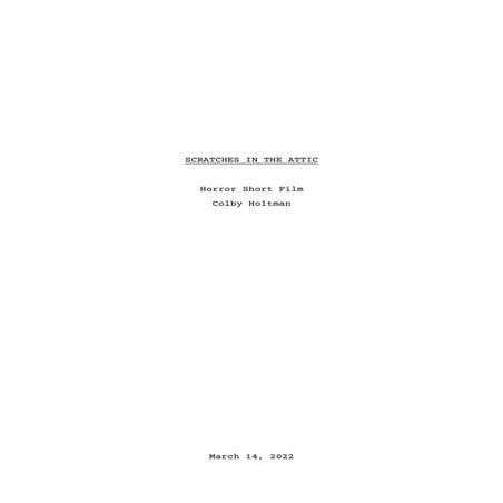 Horror movie script | PDF