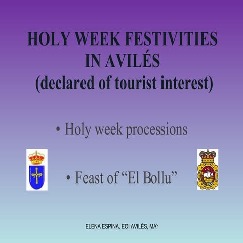 Holy week in Avilés