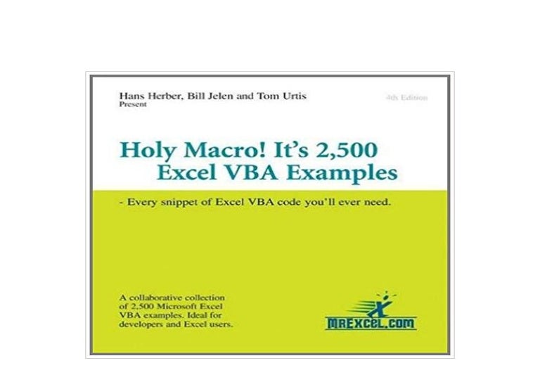 holy macro 2500 excel vba examples pdf