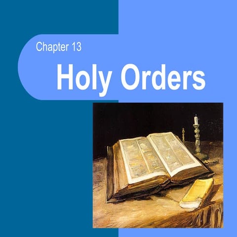 Holy orders