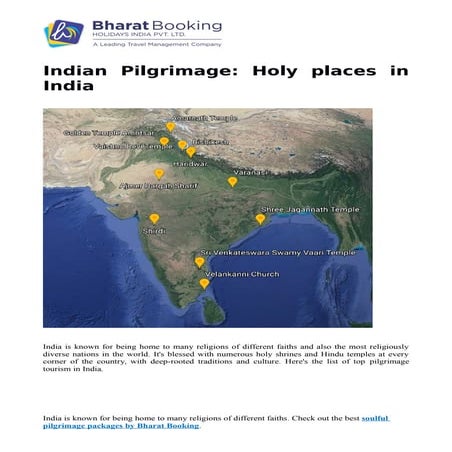 Holy places in India