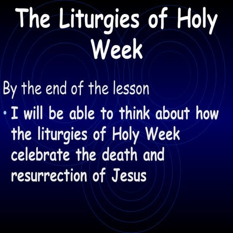 Holy week 2