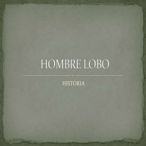 Hombre lobo
