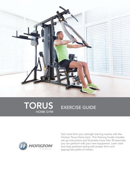 York Multi Gym Exercises Chart