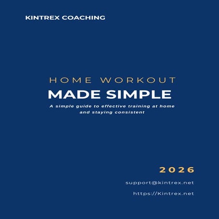 Home Workouts Made Simple: Effective Training & Consistency Guide for ...