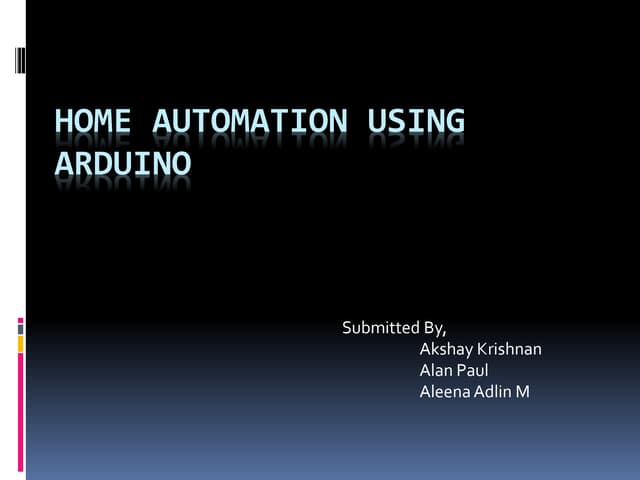Home automation using arduino.pptx Circuit Diagram