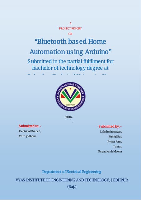Home automation with arduino uno
