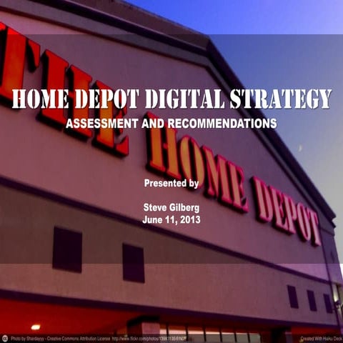 Home Depot Digital Strategy 2013