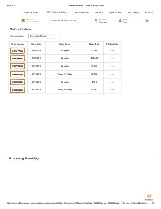 Home depot materials purchases for remodelling - make ready and repair items in june 2016 for 208 wh house total cost of material purchases = $326.32