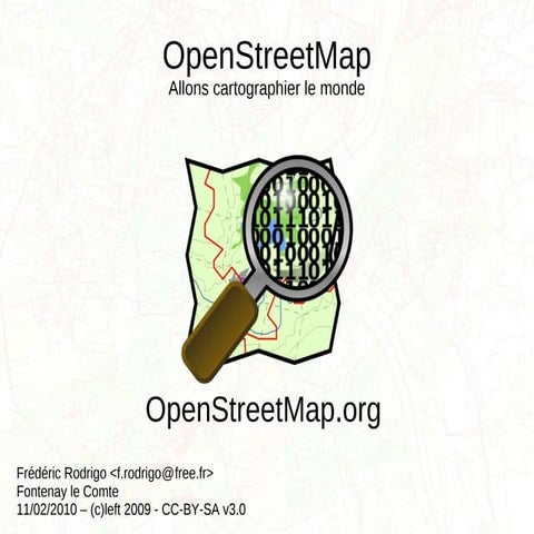 OpenStreetMap - Allons cartographier le monde - Fontenay le Comte
