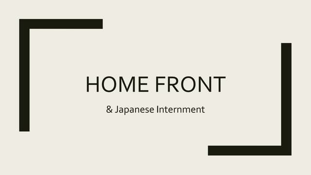 Home front