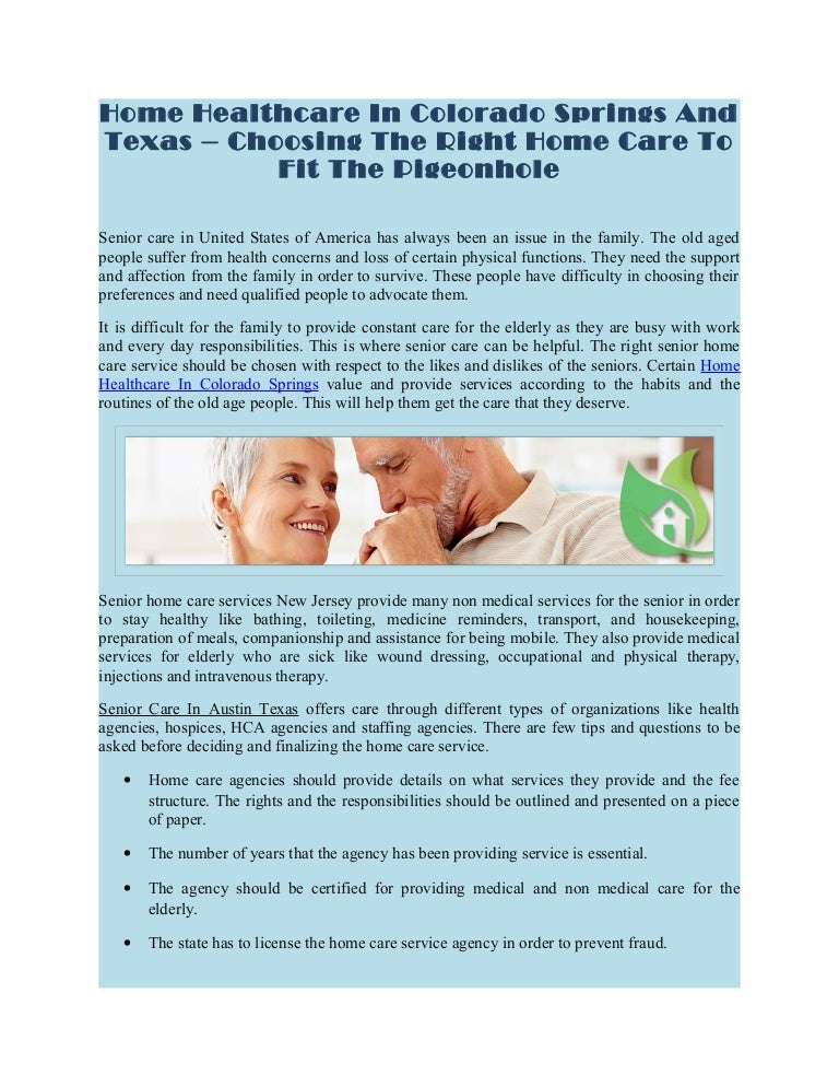 Home Health Care Agencies In Colorado