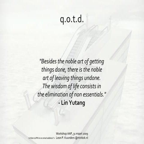 Workshop Personalization