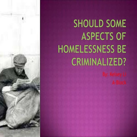 Homeless | PPTX
