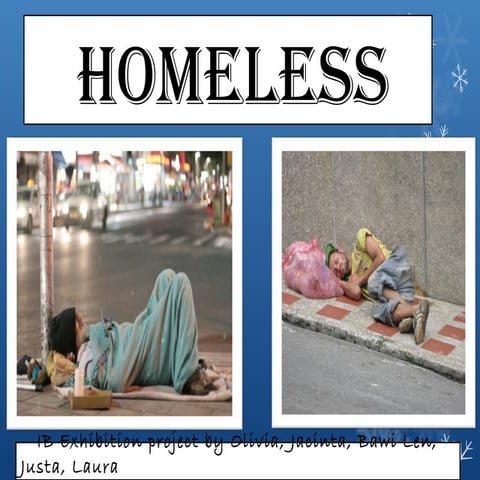 Faces of Homelessness Presentation | PPTX