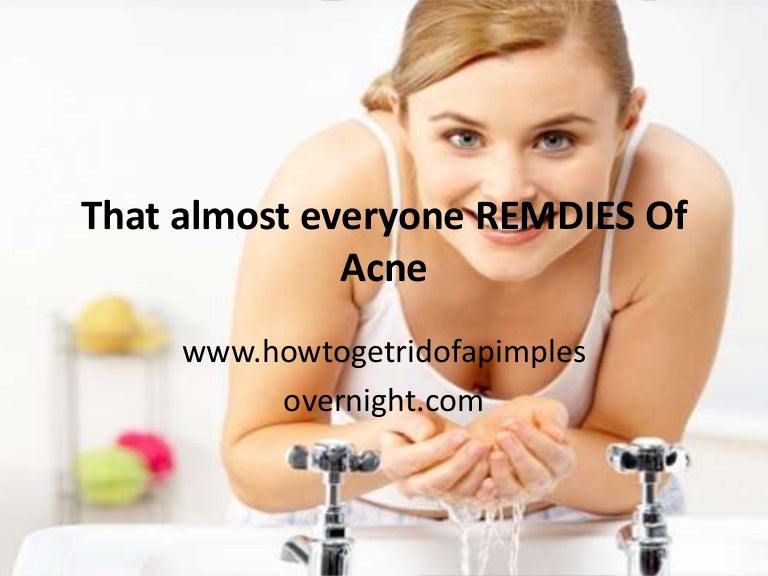 Home made remedies for acne ppt