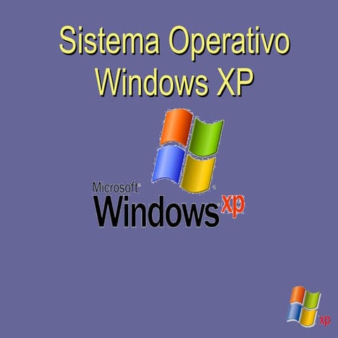 Windows XP Curso de presentaciones