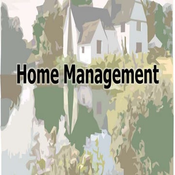 Home Management - EPP/HE 6 3rd Quarter