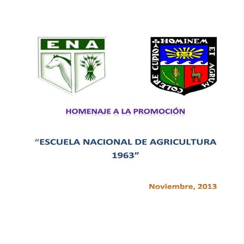 Homenaje a la promocion 63 de la unalm, Peru