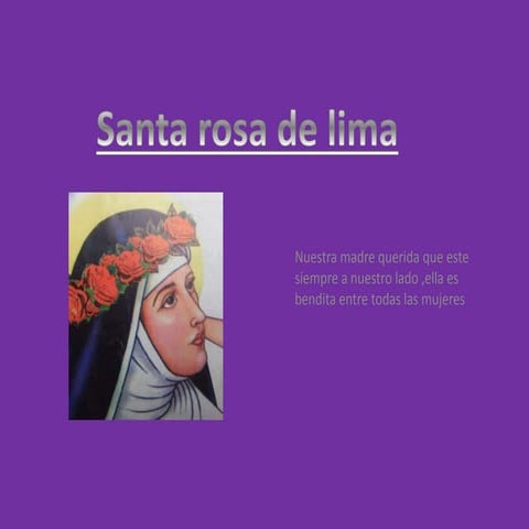 Santa rosa de lima | PPTX