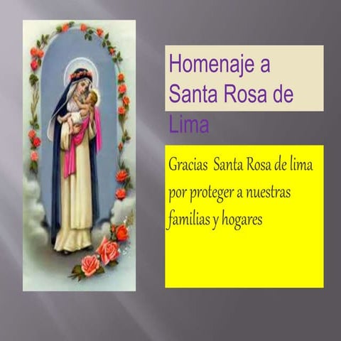 Santa rosa de lima | PPTX