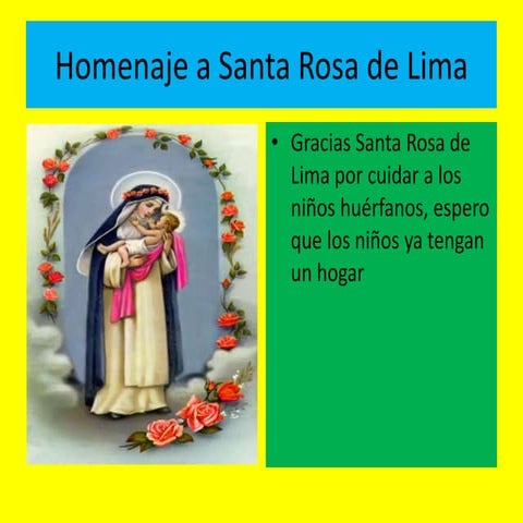santa rosa de lima | PPTX