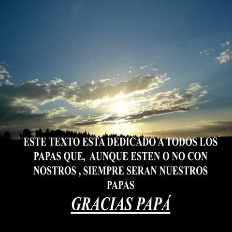 Homenaje a un padre