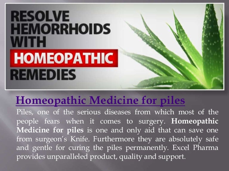 Homeopathic Medicine for Piles