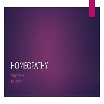 HOMEOPATHY A new approach to medicines.pptx