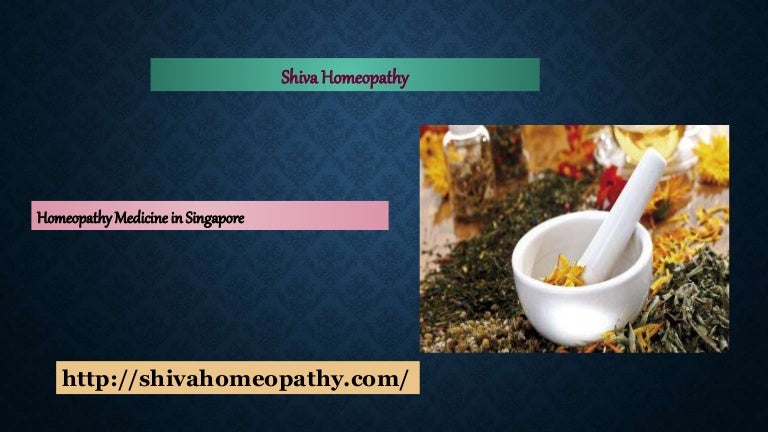 Homeopathy Medicine In Singapore