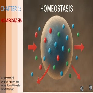 homeostasis.pptx for Medical students human physiology 1