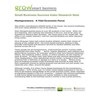 Homepreneurs a vital_economic_force