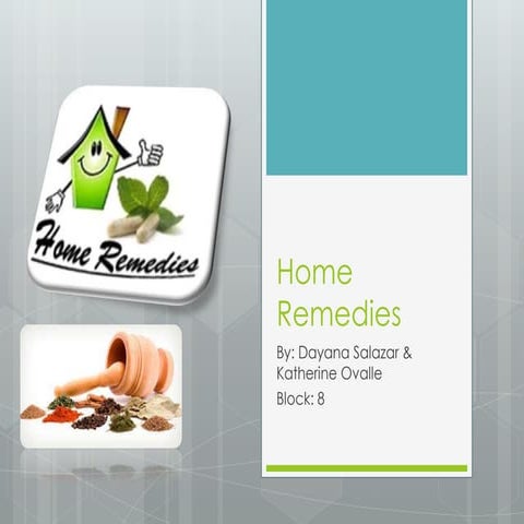 Home Remedies Presentation