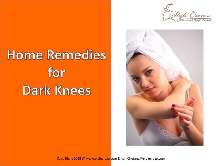 Home Remedies for Dark Knees
