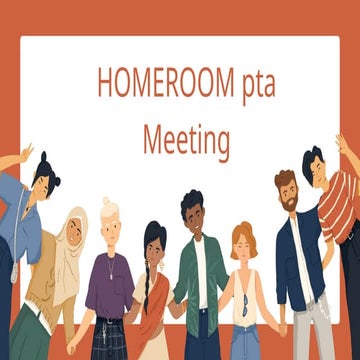 Homeroom PTA Meeting for the year 2025-2026 | PPTX