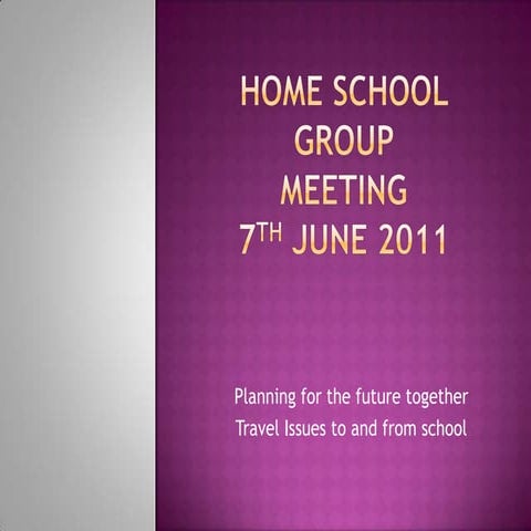 Home school groupfeedback2011