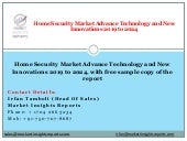 Home security advance technology and new innovations 2019 to 2024