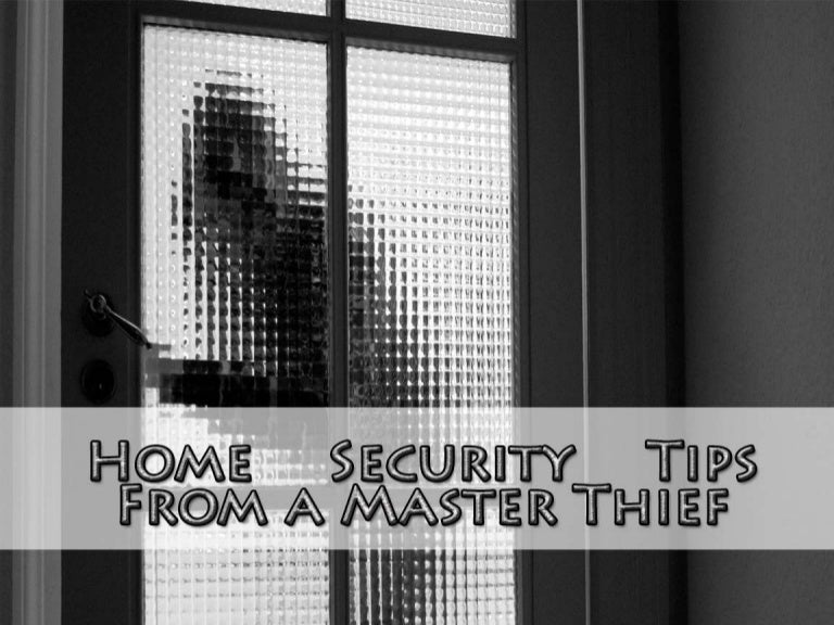 Home security tips froma master thief