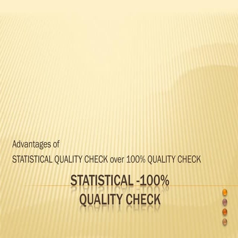 PPT on Statistical - Cent%