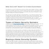 What Does ADT Stand For In Home Surveillance