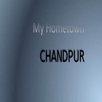 Home Town - Chandpur