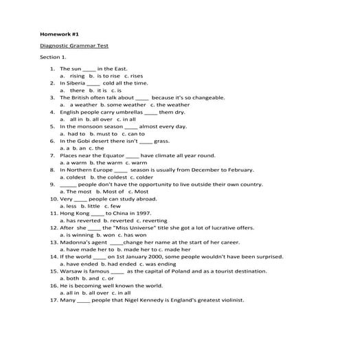 Homework 1 | PDF