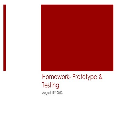 Design Thinking - Prototype and Test | PPTX