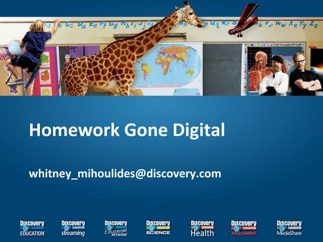 Homework Gone Digital: DE Student Assignments