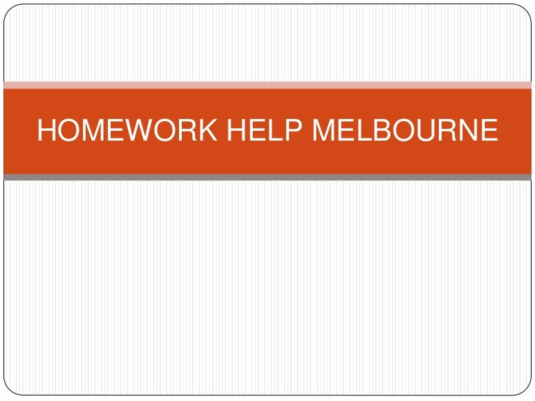 homework help melbourne