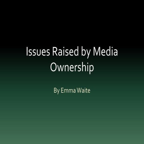 Media Ownership