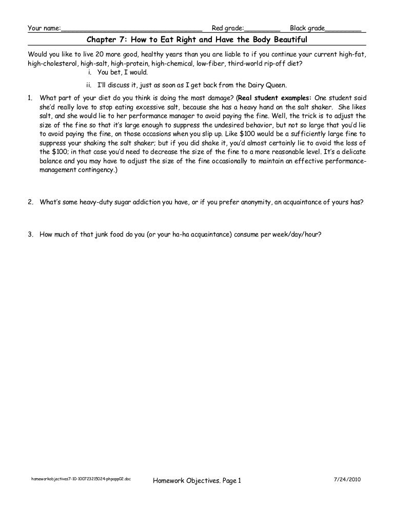 Types of homework image